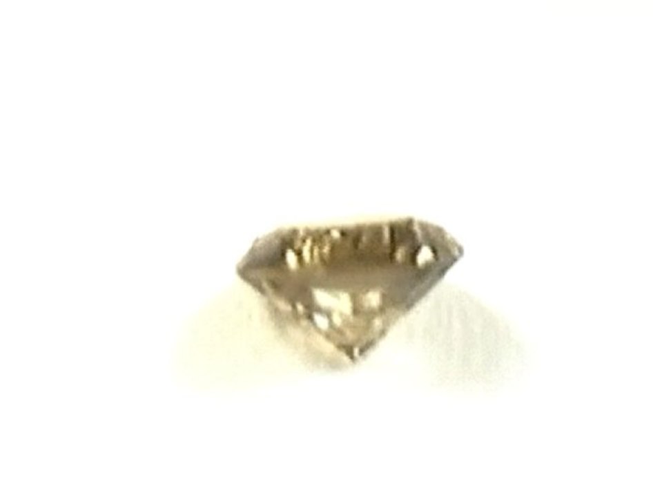 Champagne Color Round Cut Diamond, Natural Loose Diamond