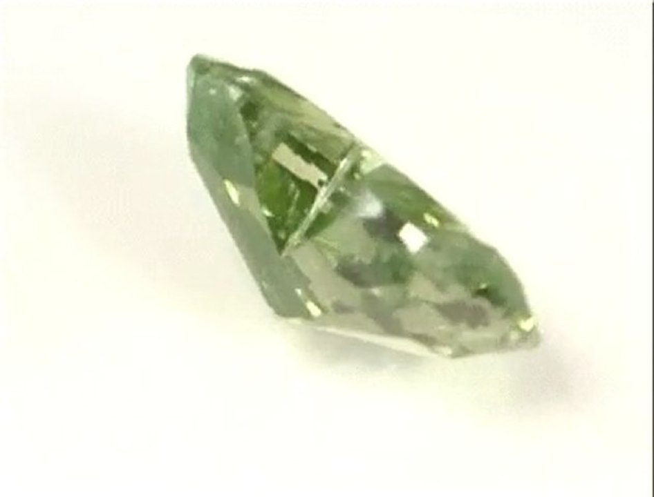 Pine Green Heart Shaped Diamond, Romantic heart Diamond