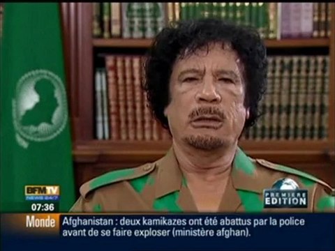 Kadhafi, jihad, Suisse, racisme, choc des civilisations