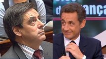 Chomage: Sarkozy et Fillon se contredisent