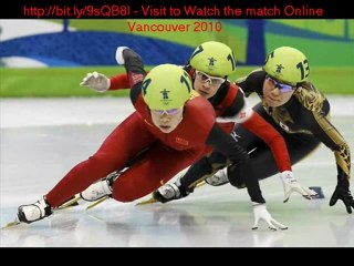 Men's 500 m Finals Speed Skating Vancouver 2010
