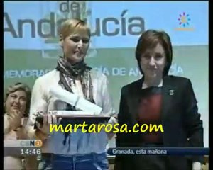 ROSA - ENTREGA BANDERA ANDALUCIA  26/2/2010