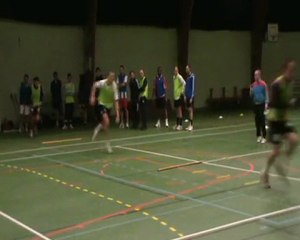 Spécifique football exercice avec lattes n°4