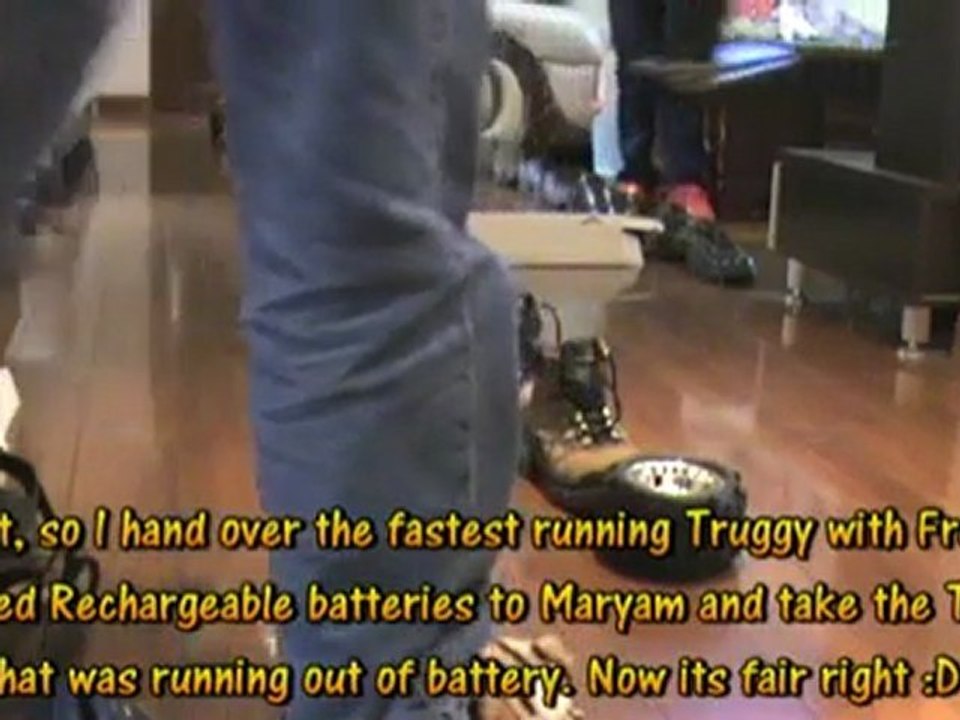 Sumo Micro RC Cars Indoor Race Demo