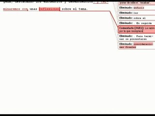 Ejemplo de corrección de estilo