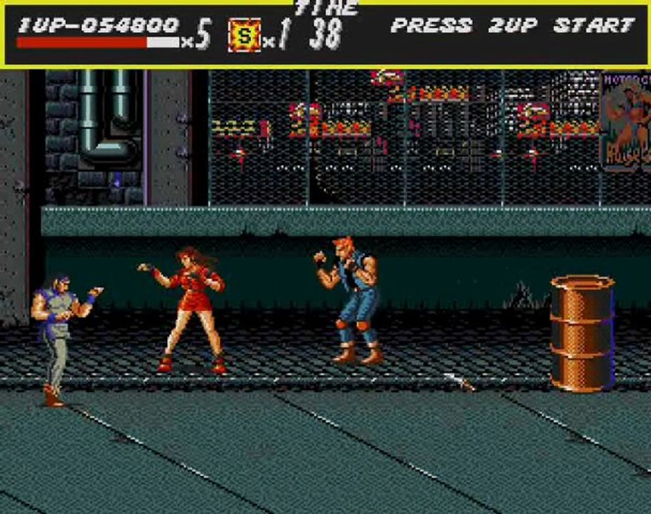 Vidéotest bêta Streets of Rage ( Part 1 )