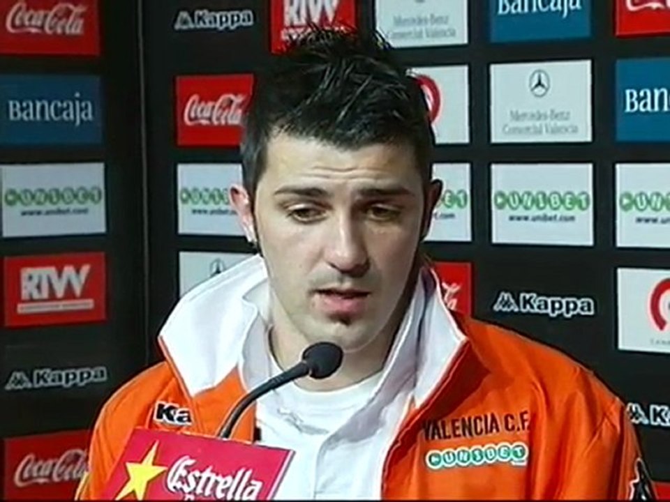 Villa: "Estar a la altura de Messi es un merito añadido"