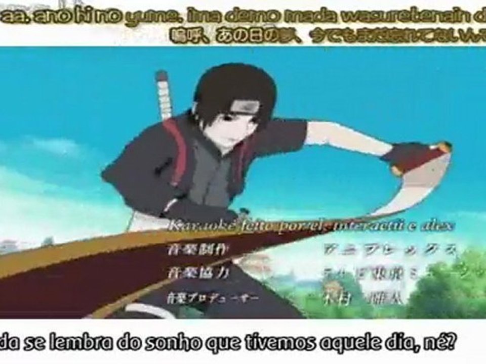Naruto Shippuden - Abertura 3 Legendado PT-BR Tela Cheia