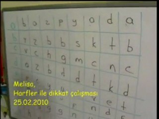 25.02.2010 - Harfli Dikkat  Çalışması