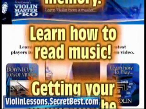 Violin Lessons - Play the music of the great masters.