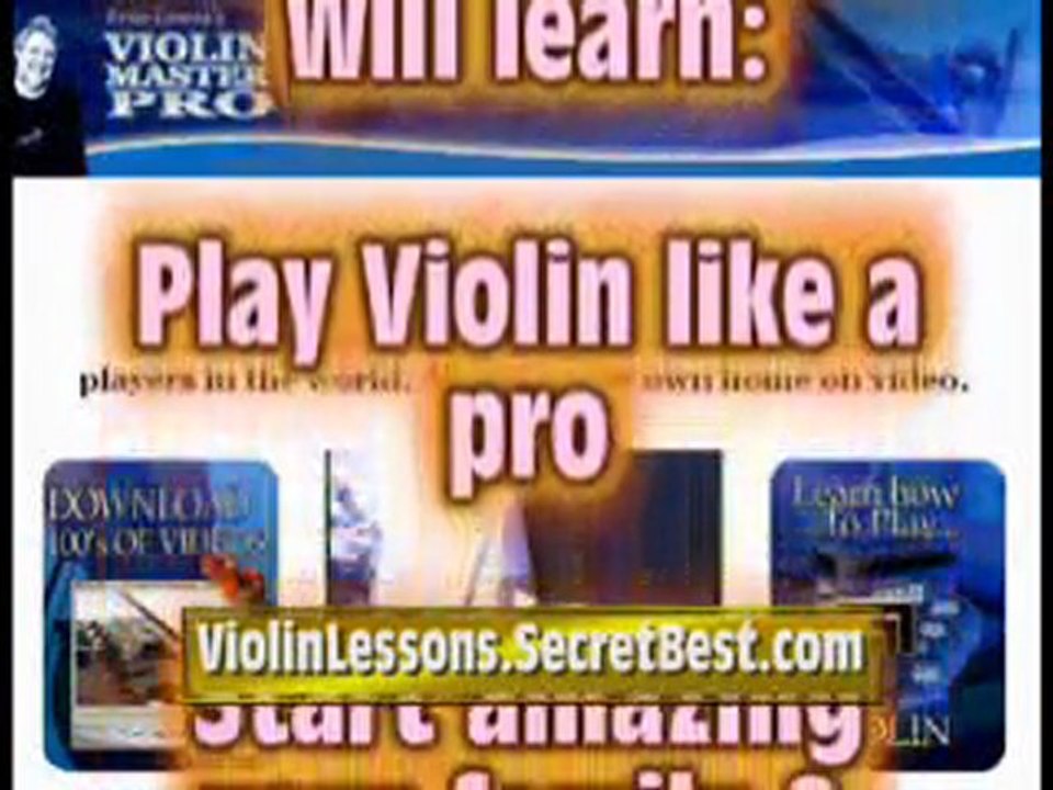 Truly a "one of a kind" violin learning system