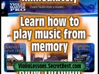 Learn how to play the violin from a master