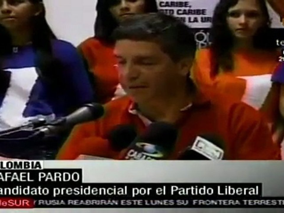 Candidato Pardo orgulloso de instituciones colombianas