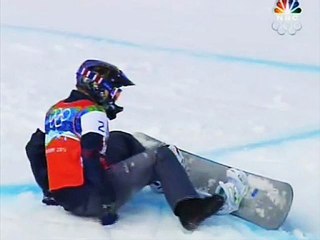 Vancouver Snowboarder Lindsey J. Crashes and Burns.