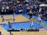 Jameer Nelson throws a wonderful pass to Dwight Howard, who