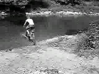 descente dans l'ill a vélo