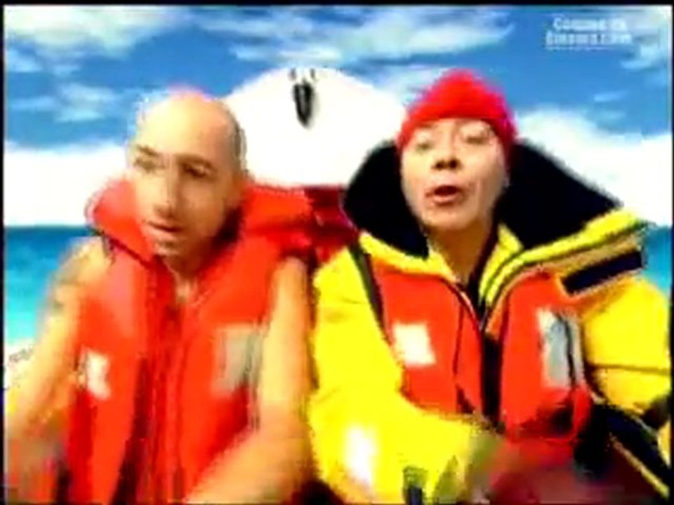 Kad et Olivier parodie de traversée océanique à la rame