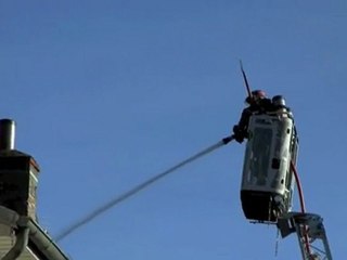 Incendie au 41 rue d'Italie à Chambéry