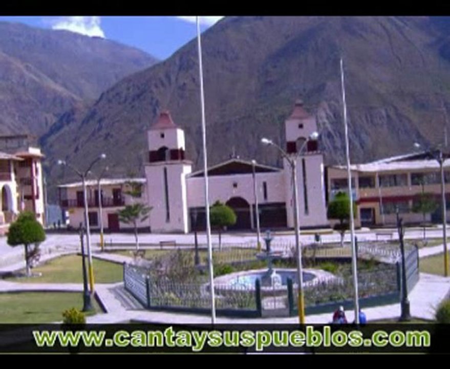 mirador  san pedro vista panoramica de la provincia de canta