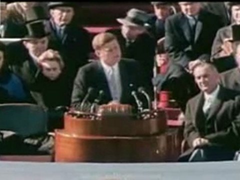 John F Kennedy Inauguration in 1961