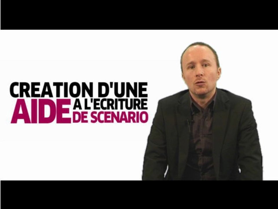 1 jour 1 proposition : aide à l'écriture de scénario