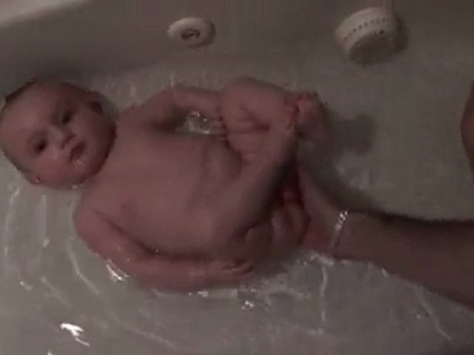 Romain dans le bain