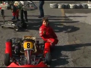 24/02/10 Flavio 5 years 1 TIME 60 CC KART kid baby go racing
