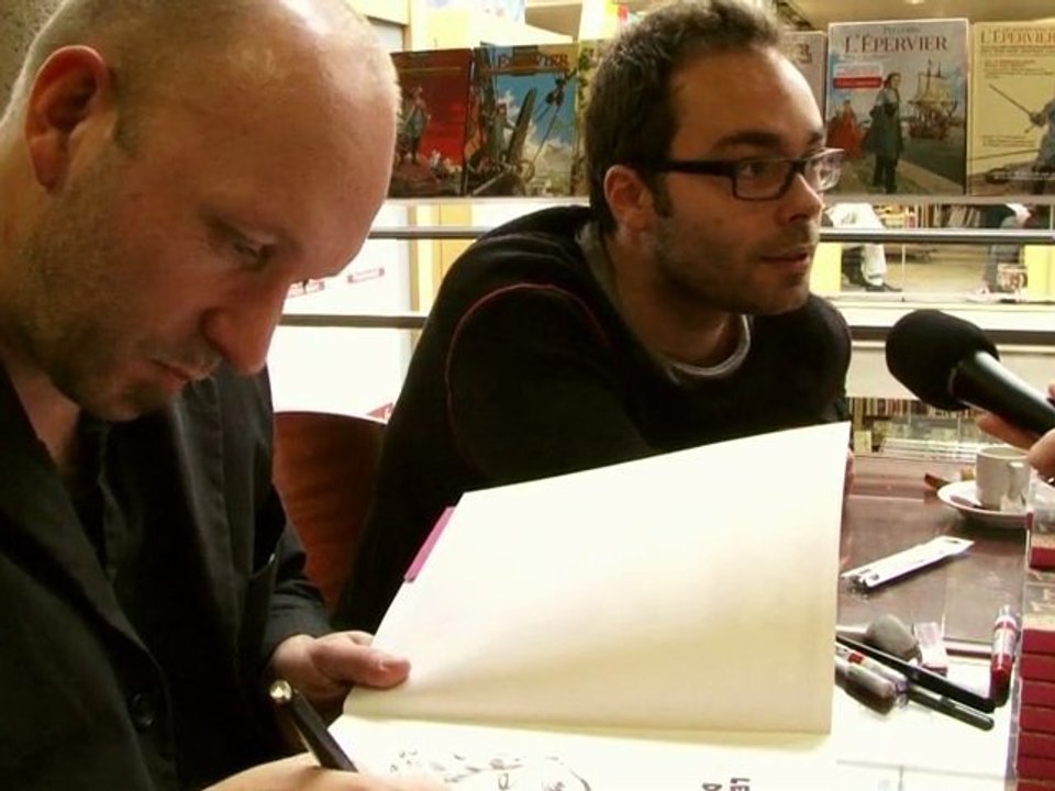 Dialogues, dédicace de  David Cren et Renaud Cerqueux