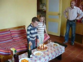 Anniversaire de Lorenz, Mai 2008, 6 ans