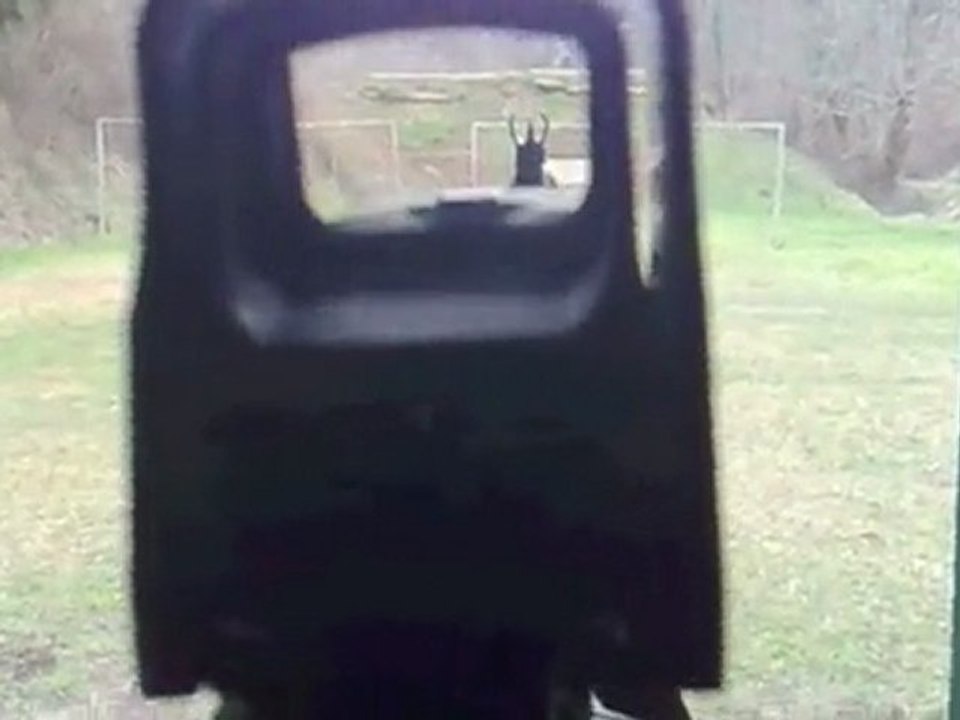 VZ58 test reglages Eotech et chargeur 75 cps camembert...