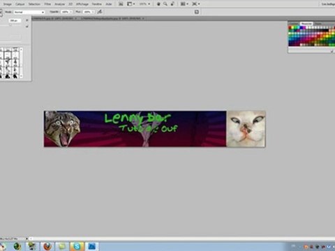 Tuto Photoshop CS4 Faire une banniere moche