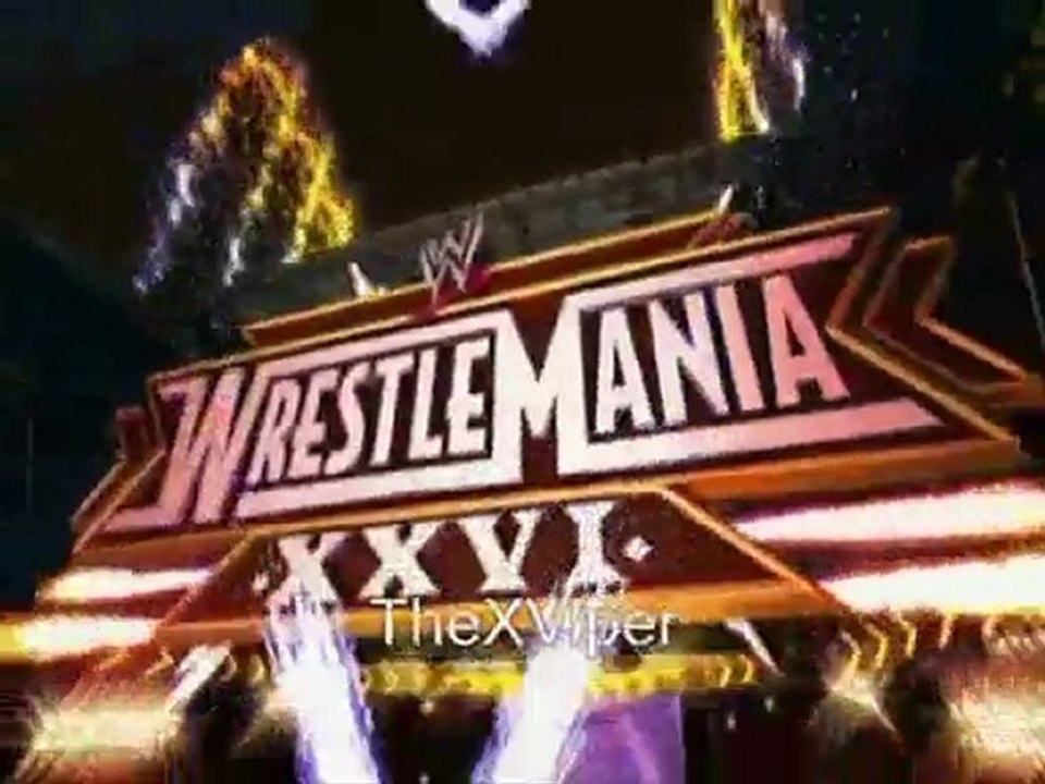 Wrestlemania 26 Matchcard