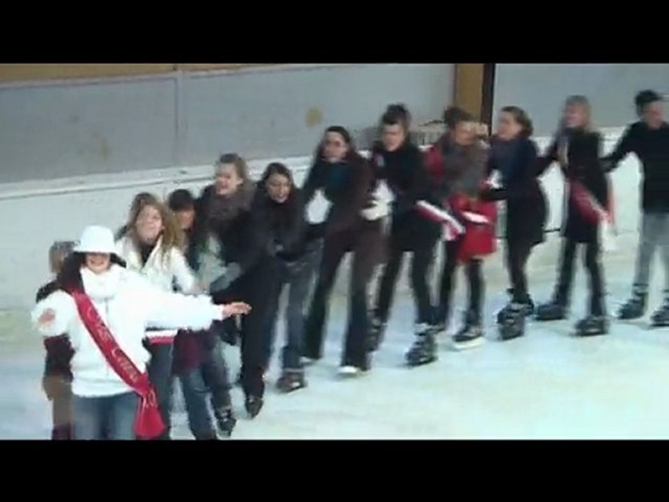 Miss Tournai 2010 à la patinoire