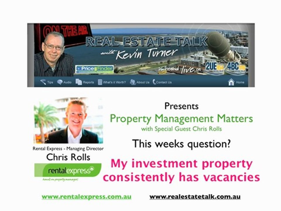 My investment property consistantly has vacancies