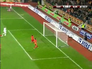 Kayseri-Beşiktaş gol:Ekrem Dağ