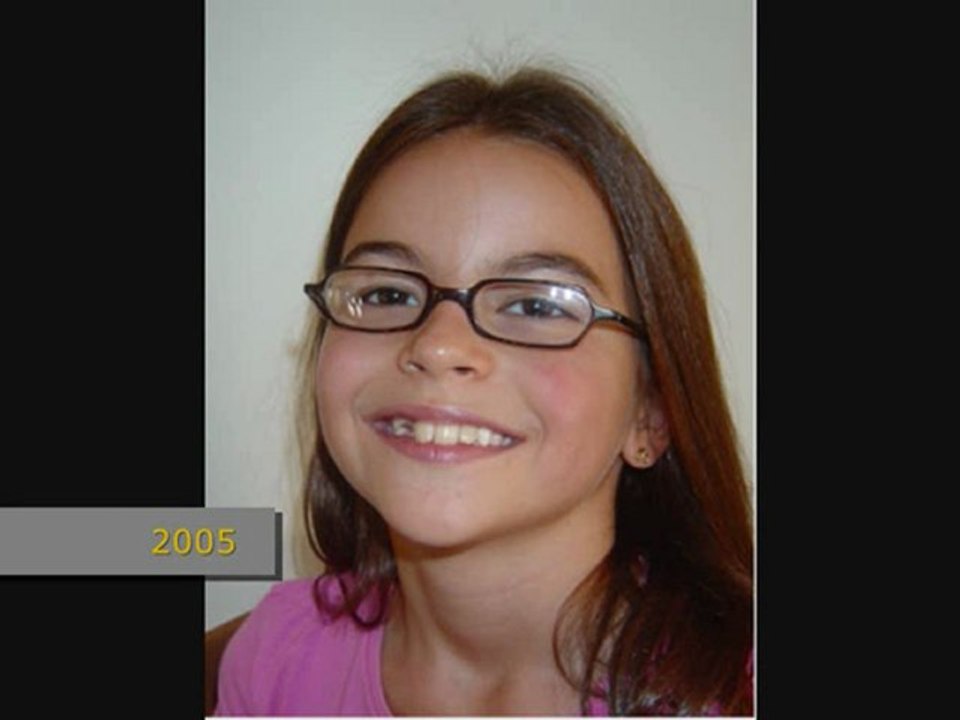 Morphing de Sarah de 2000 à 2009