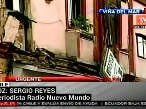 Situación de Santiago de Chile luego del terremoto