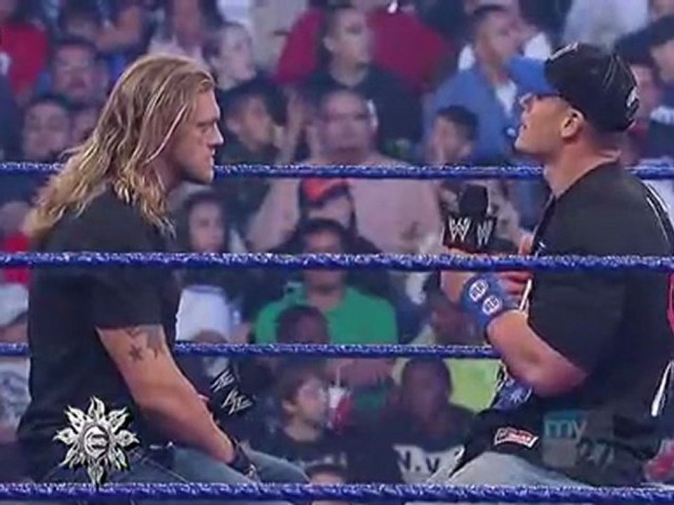 Edge & John Cena after Wrestlemania