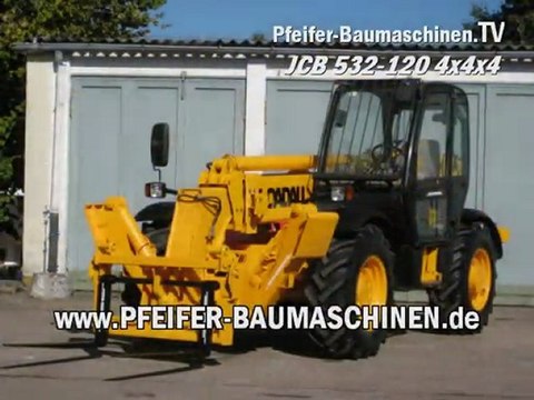 Rough terrain telescopic forklift JCB 532 - 120 4x4x4