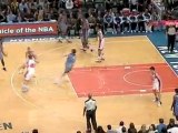 Marc Gasol takes the pass and finishes with a slam during th