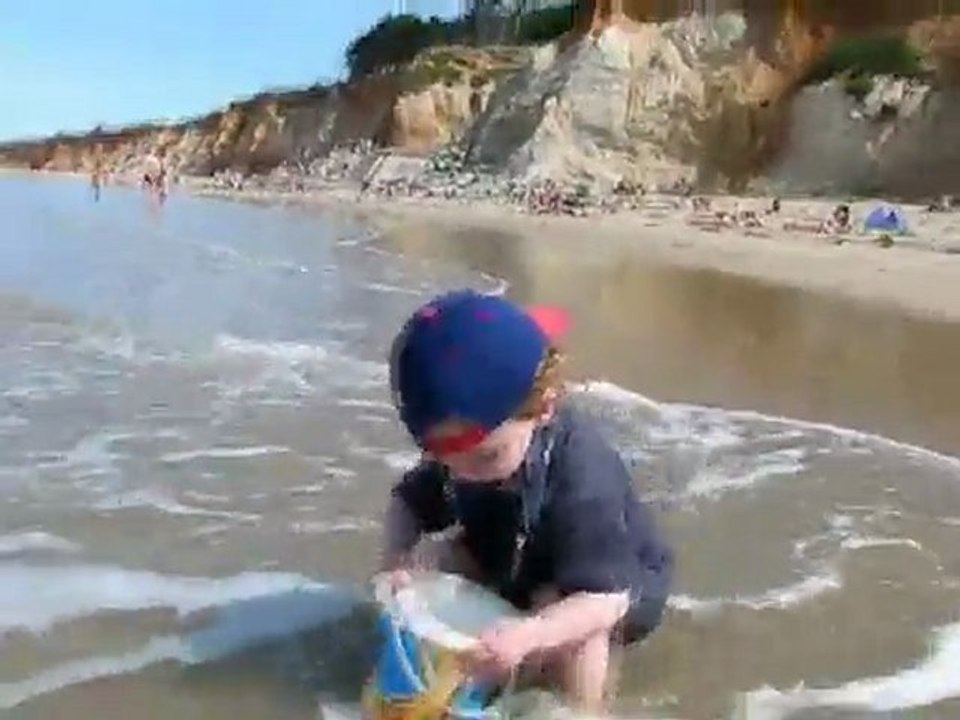 Clément à la plage