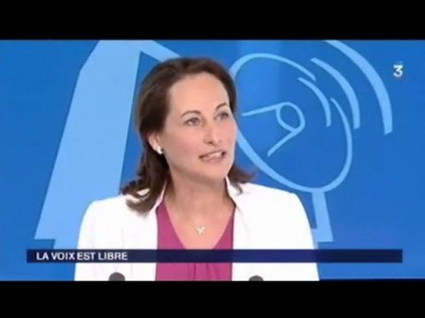 La voix est libre Ségolène Royal France3 27/02/10 1
