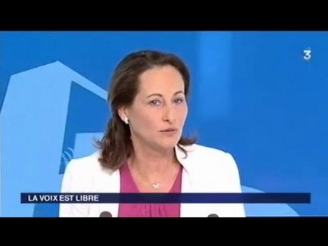 La voix est libre Ségolène Royal France3 27/02/10 2