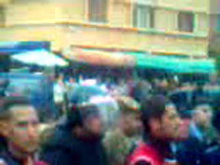 Le vendredi 26/02/2010 à Berkane, les diplômé-e-s chômé-e-s