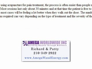 The Amega wand and pain acupuncture