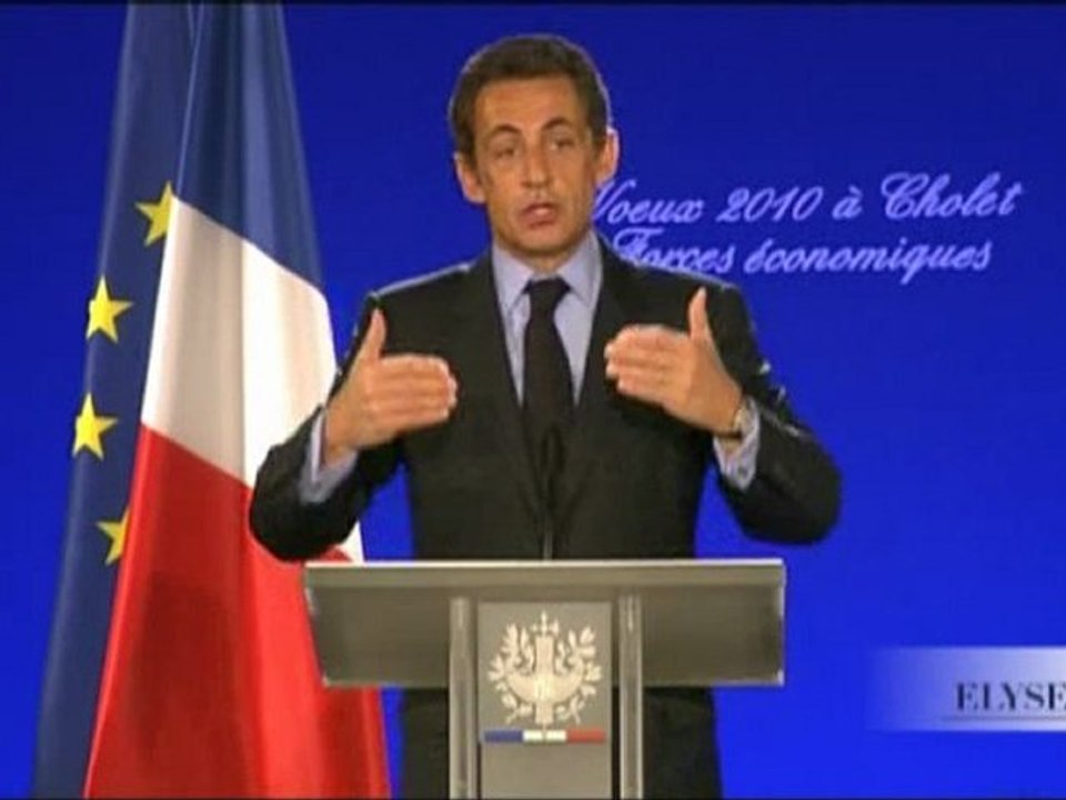 Vœux aux forces économiques de la nation à Cholet