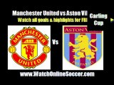 Manchester United vs Aston Villa Carling Cup Final