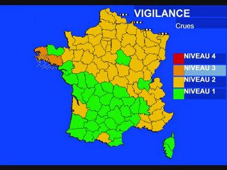 Météo 1er mars 2010: Vigilance crue