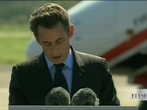 Allocution à l'aéroport Aimé Césaire en Martinique