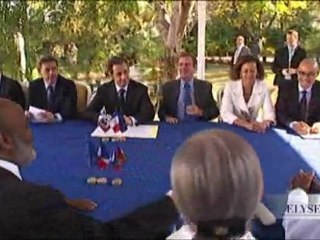 Le Président à Haïti : "La France restera a vos cotés"